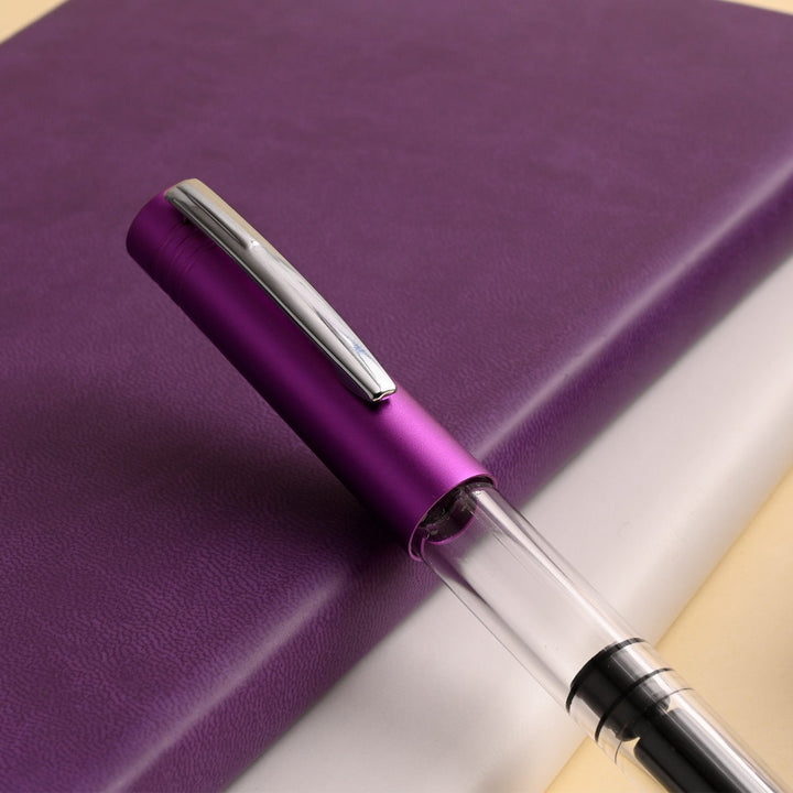 Monteverde MP1 Fountain Pen - Purple Frost CT - Aarcaai