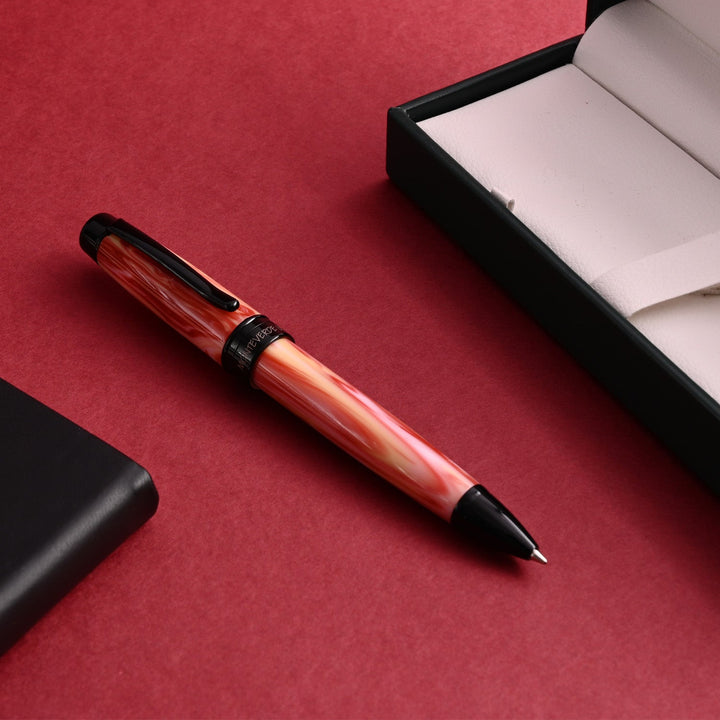 Monteverde Prima Ball Pen - Red Swirl BT - Aarcaai