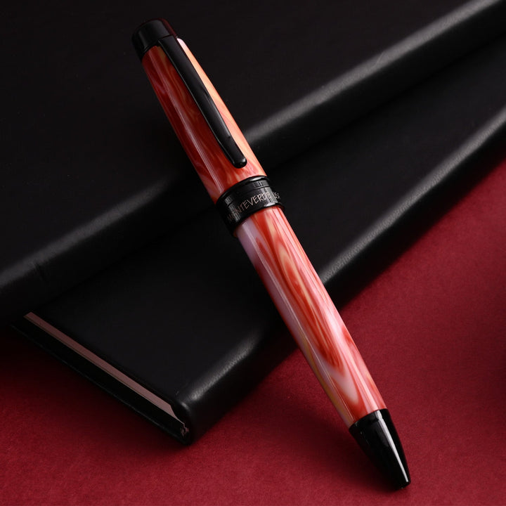 Monteverde Prima Ball Pen - Red Swirl BT - Aarcaai