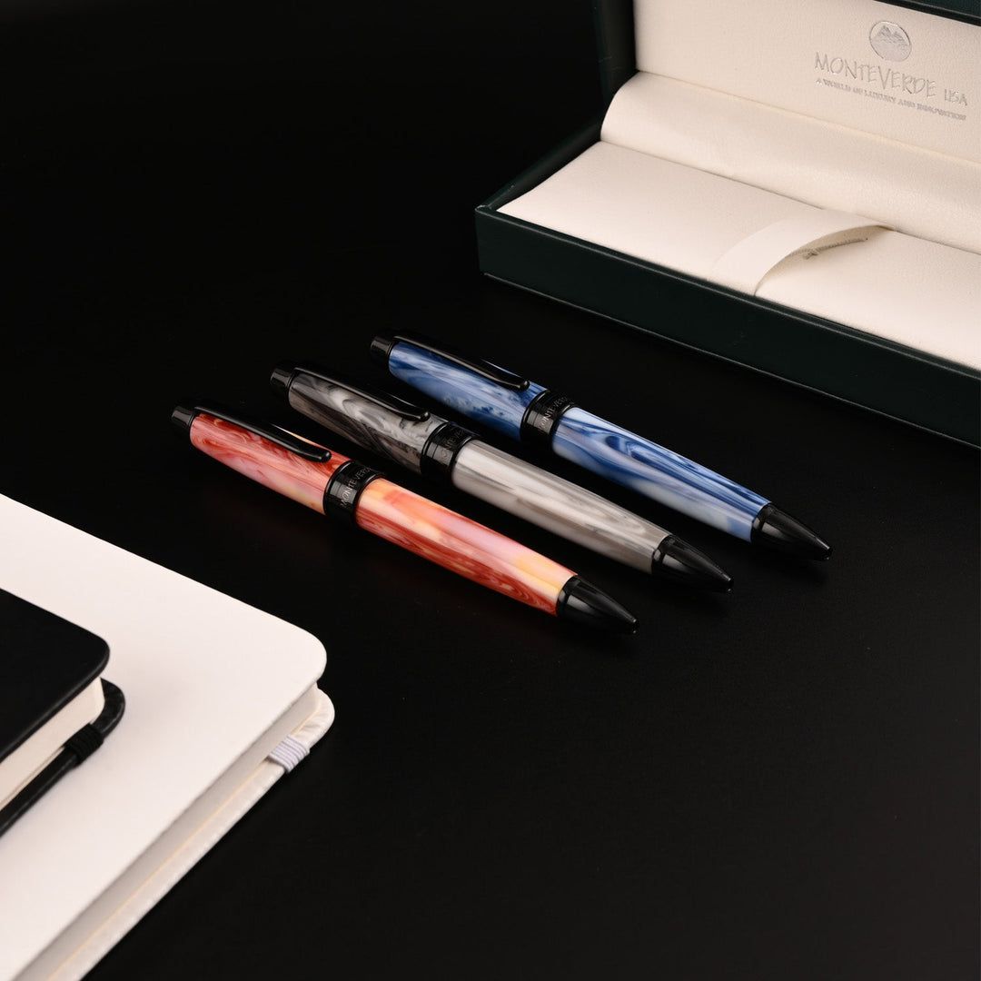 Monteverde Prima Ball Pen - Red Swirl BT - Aarcaai