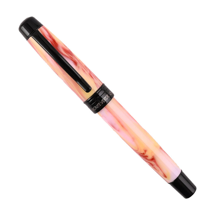 Monteverde Prima Fountain Pen - Red Swirl BT - Aarcaai