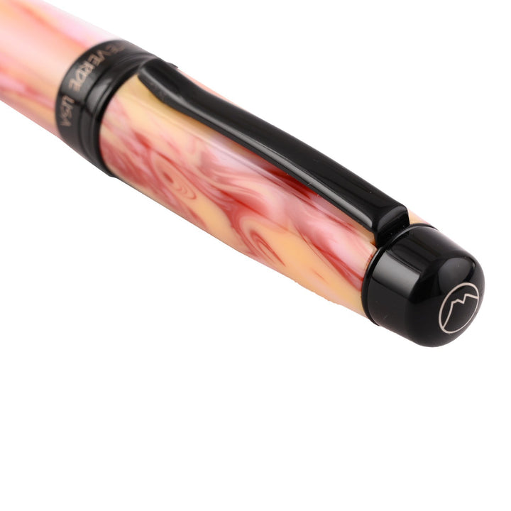 Monteverde Prima Fountain Pen - Red Swirl BT - Aarcaai