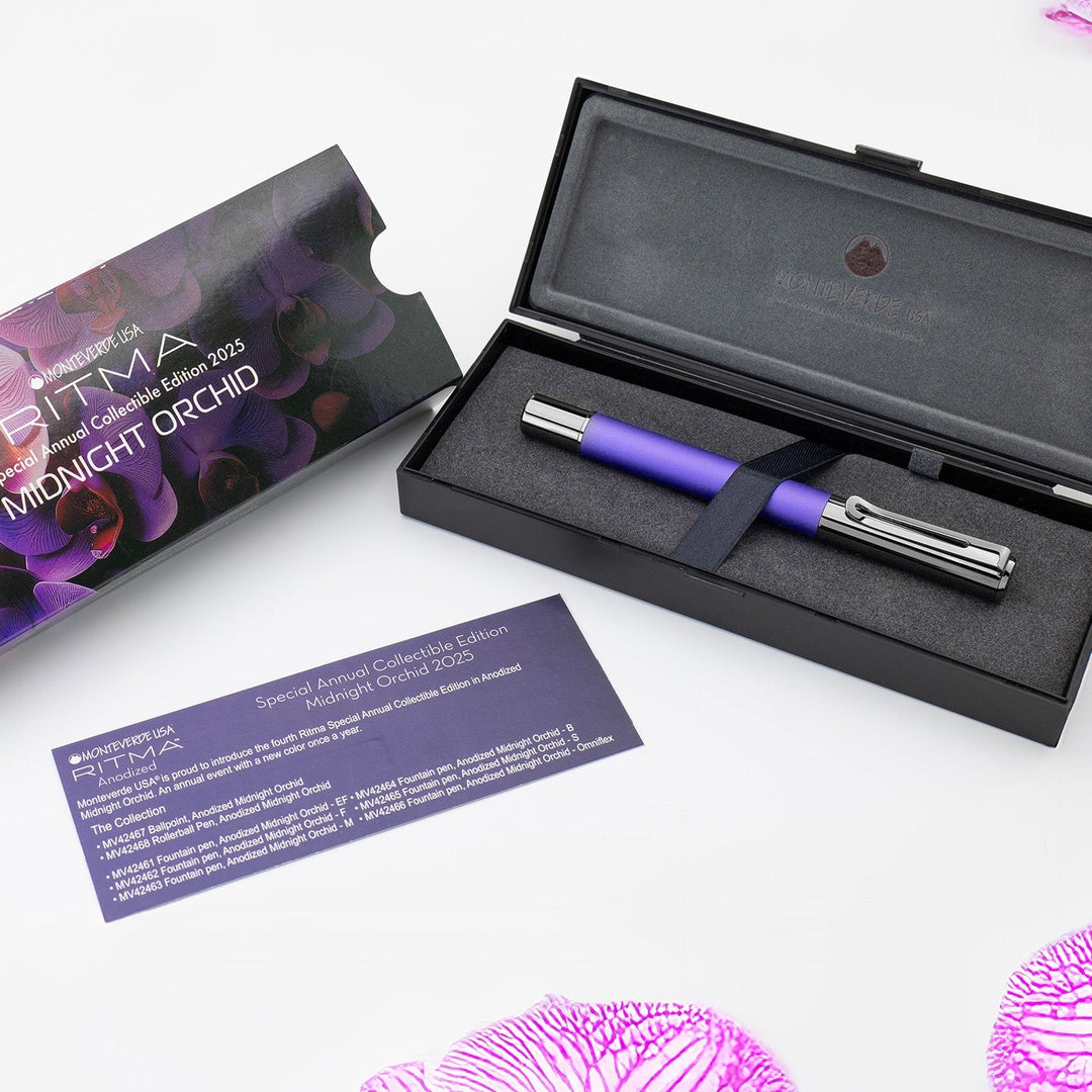 Monteverde Ritma Fountain Pen - Midnight Orchid RT (Special Edition) - Aarcaai