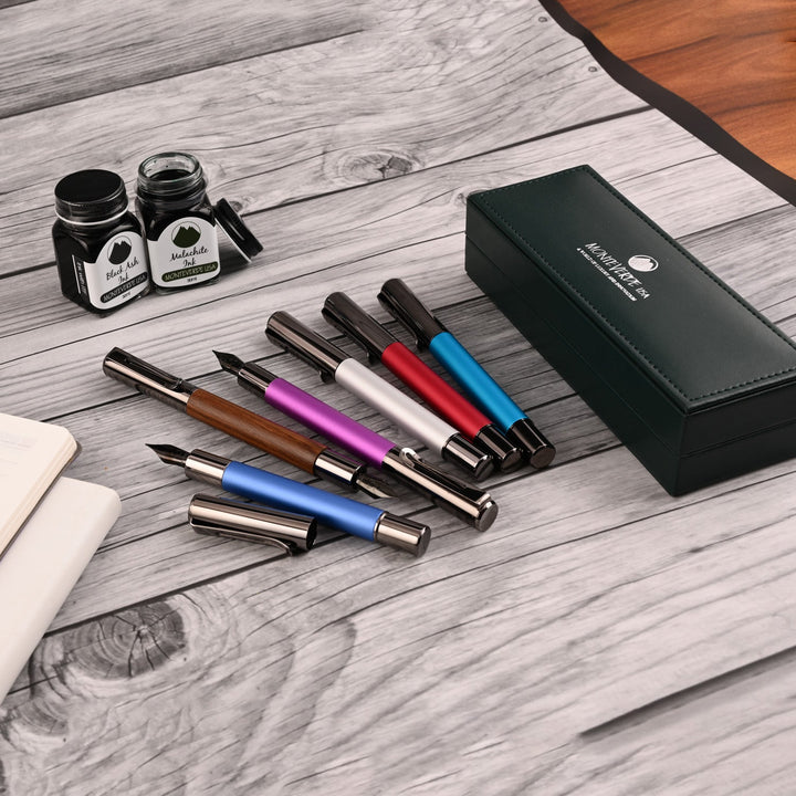 Monteverde Ritma Fountain Pen - Walnut RT - Aarcaai