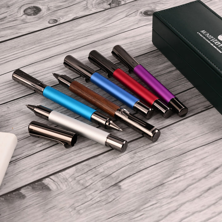 Monteverde Ritma Roller Ball Pen - Silver - Aarcaai