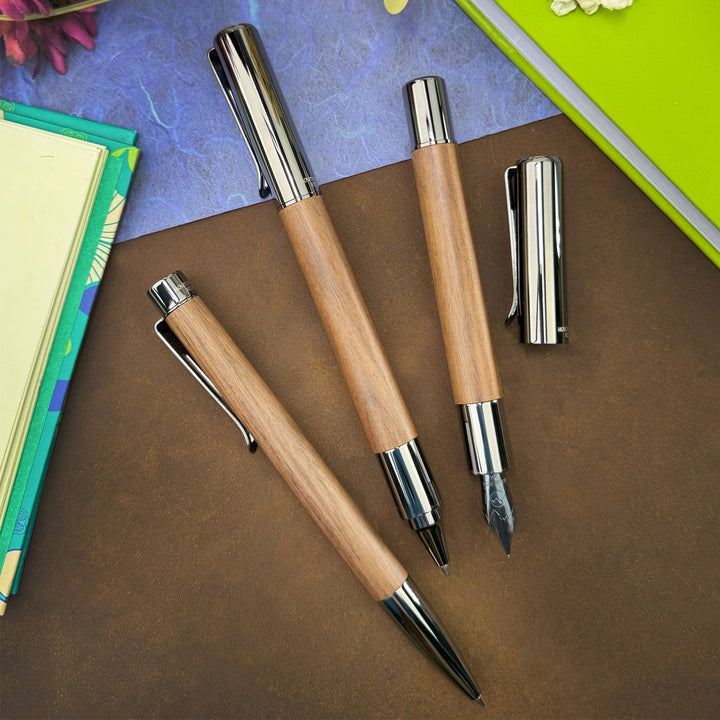 Monteverde Ritma Roller Ball Pen - Walnut - Aarcaai
