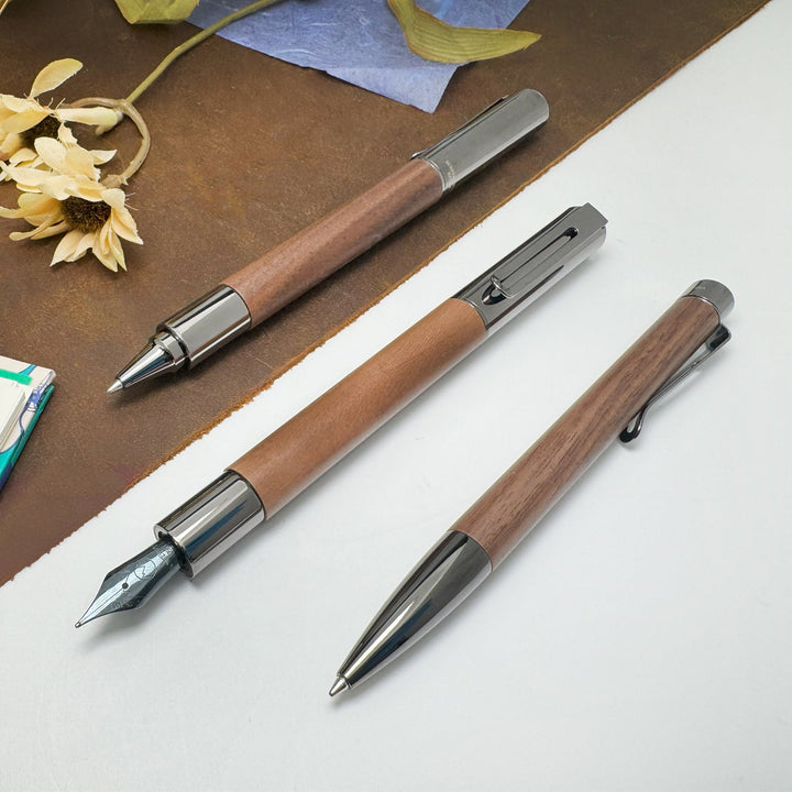 Monteverde Ritma Roller Ball Pen - Walnut - Aarcaai