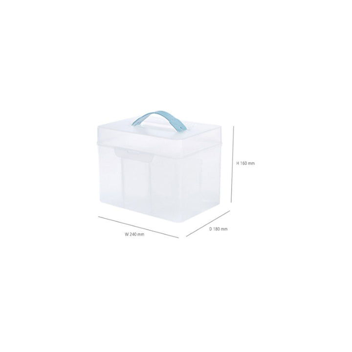 Litem | Multi Utility Storage Box With Lid | Orgnaizer | Grey | My Cube | For Office &amp; Home