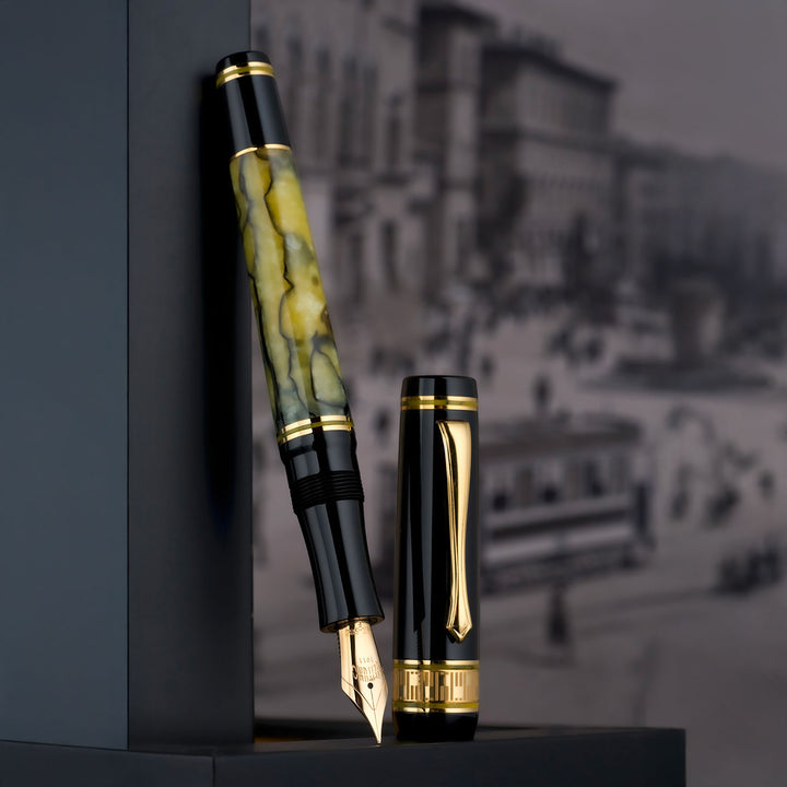 Nettuno Superba Jade Limited Edition GT Fountain Pen