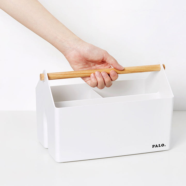 Litem | Multi Utility Storage Basket | Ivory |  Palo | For Office Home &amp; Kitchen