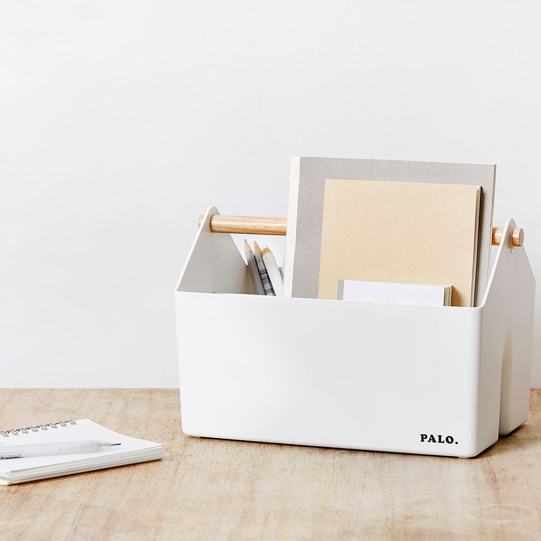 Litem | Multi Utility Storage Basket | Ivory |  Palo | For Office Home &amp; Kitchen