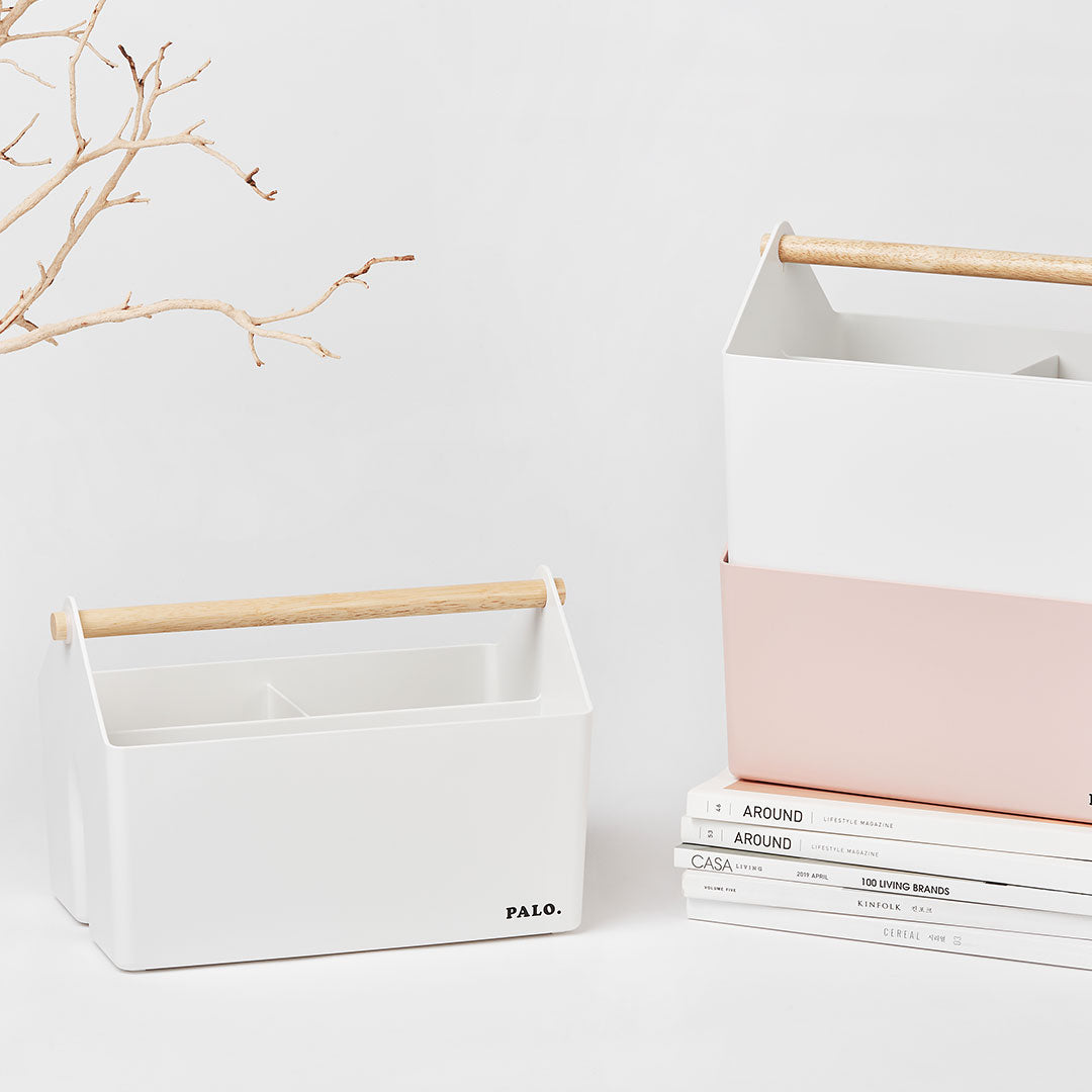 Litem | Multi Utility Storage Basket | Grey |  Palo | For Office Home &amp; Kitchen