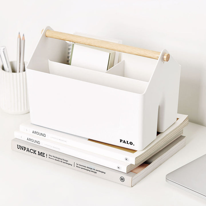 Litem | Multi Utility Storage Basket | Grey |  Palo | For Office Home & Kitchen