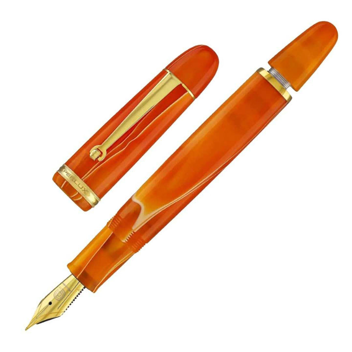 Penlux | Fountain Pen | Grande | Orange Swirl