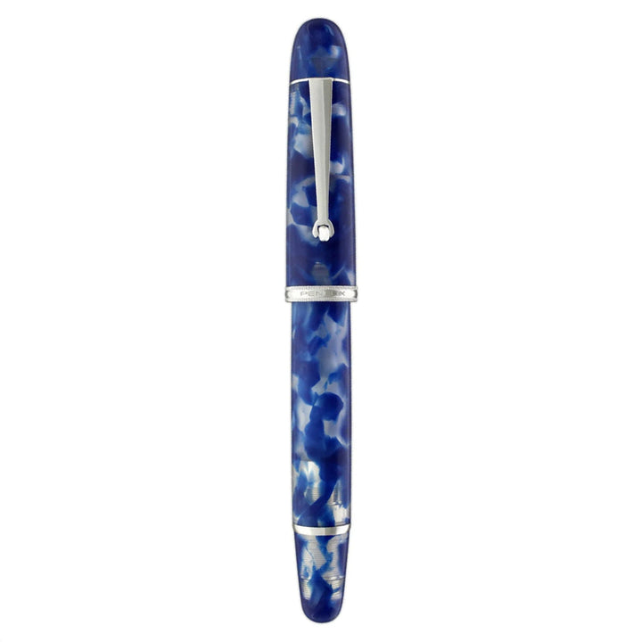 Penlux | Koi | Fountain Pen | King Body | Blue &amp; White | Piston Filling