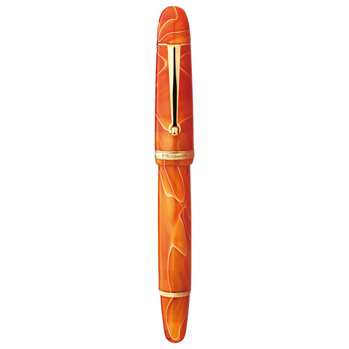 Penlux | Fountain Pen | Grande | Orange Swirl
