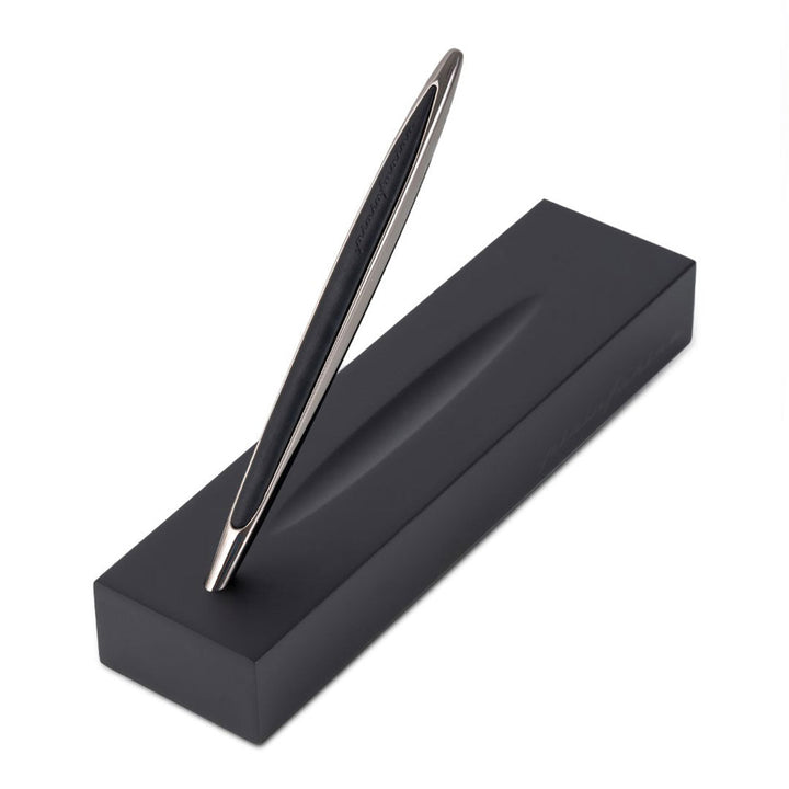 Pininfarina | Cambiano | Black Edition | Ballpoint Pen | Solid Wood Base