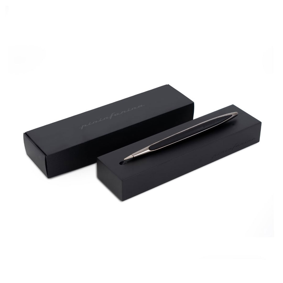 Pininfarina | Cambiano | Black Edition | Ballpoint Pen | Solid Wood Base
