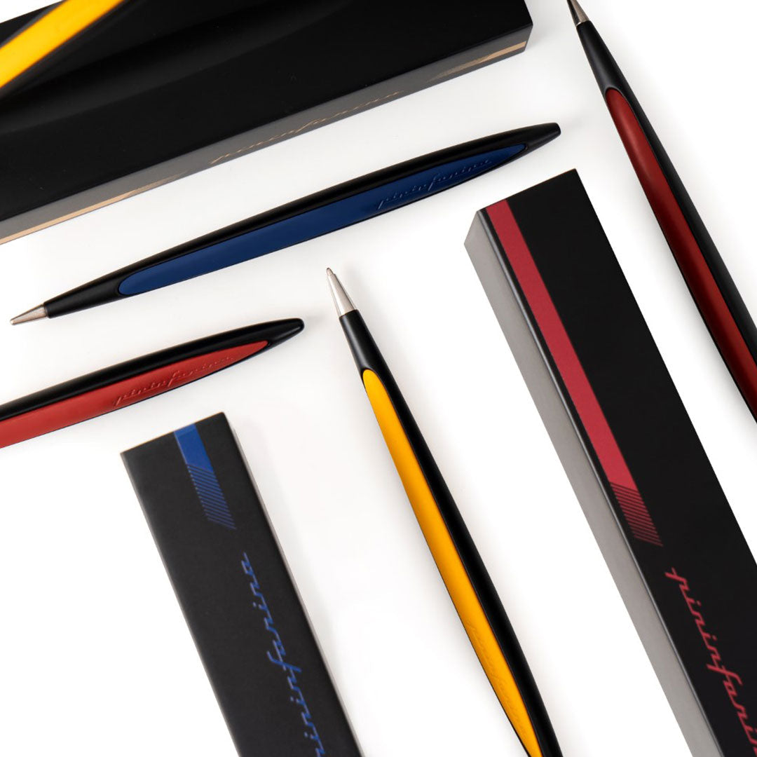 Pininfarina | Cambiano Race | Red | Ballpoint Pen | Racing Desk Stand