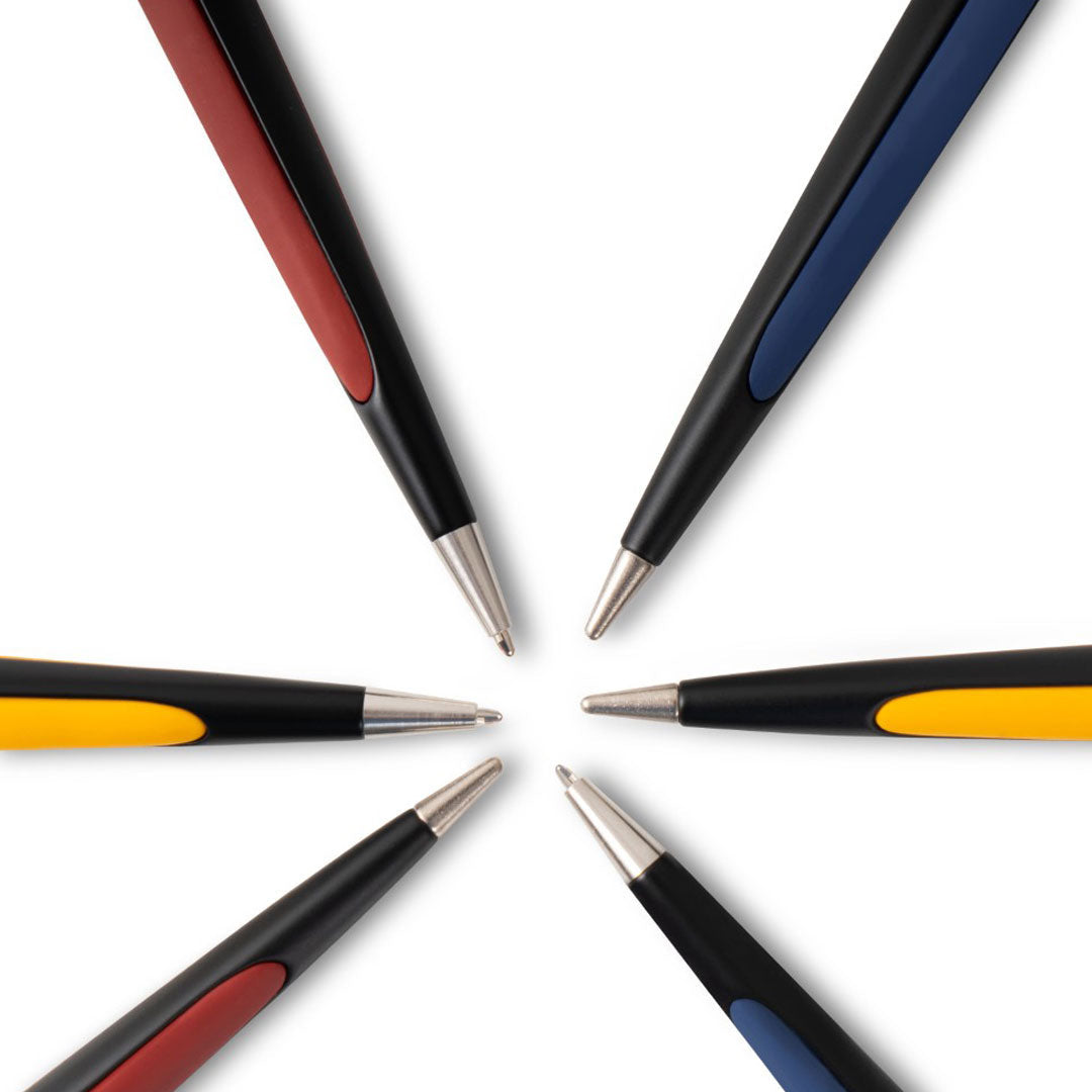 Pininfarina | Cambiano Race | Yellow | Ballpoint Pen | Racing Desk Stand