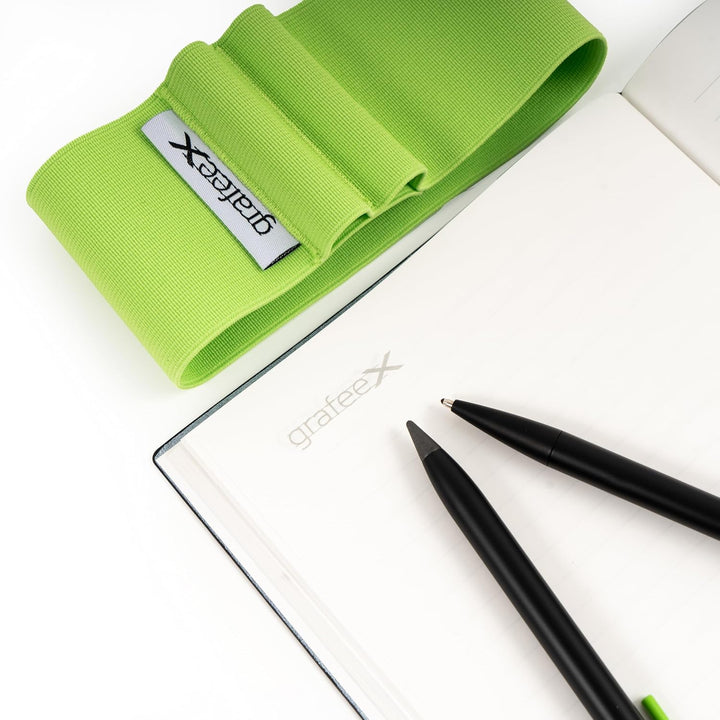 Pininfarina Grafeex Writing Pencil &amp; Ballpoint Set with Stone Paper Notebook – Green - Aarcaai