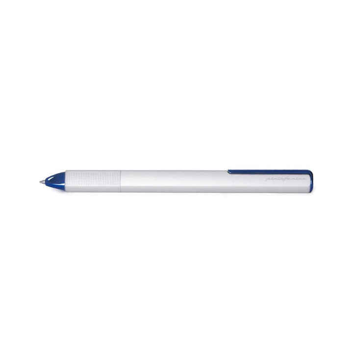 Pininfarina | Pf One Blue&Silver | Retractable Ballpoint Pen with Twist Mechanism