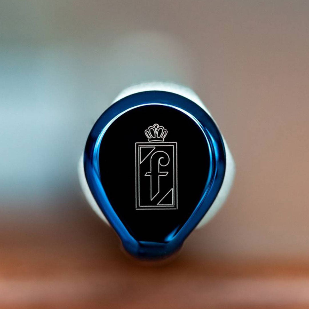 Pininfarina | Pf One Blue&Silver | Retractable Ballpoint Pen with Twist Mechanism