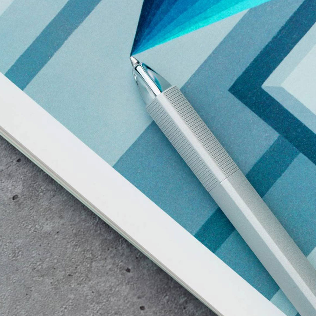 Pininfarina | Pf One Silver | Retractable Ballpoint Pen with Twist Mechanism