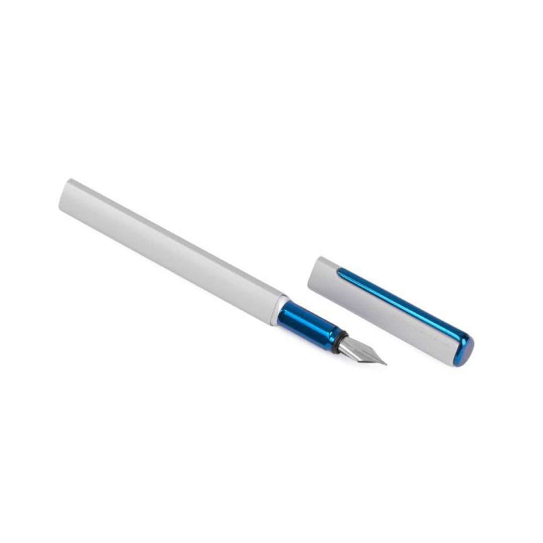 Pininfarina | Pf One | Fountain Pen | Blue &amp; silver | Fine