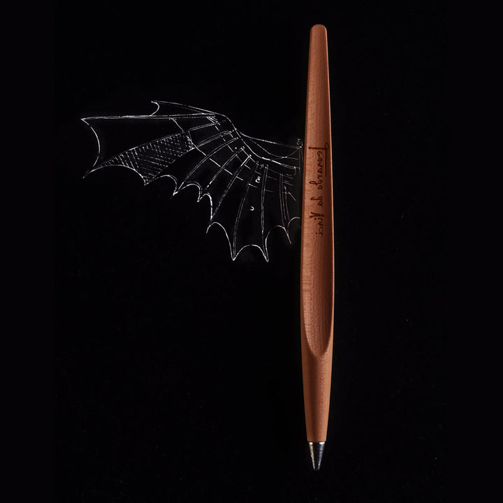 Pininfarina | Forever Piuma | Ballpoint Pen | Pear Wood | Stainless Steel Desk Stand