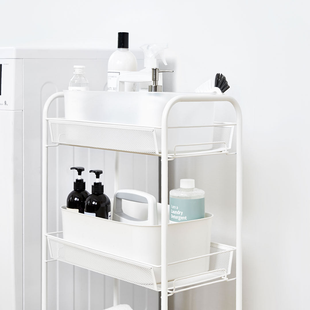 Litem | Portable Storage Organiser | Cool Grey &amp; Ivory | Porta Grande | For Office Home &amp; Kitchen