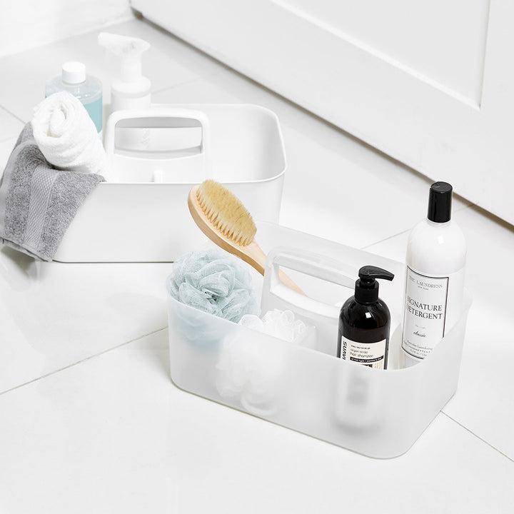 Litem | Portable Storage Organiser | Cool Grey &amp; Ivory | Porta Grande | For Office Home &amp; Kitchen