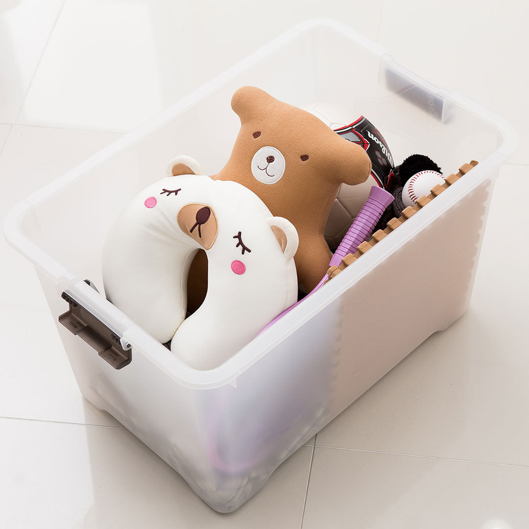 Litem | Multi Utility Storage  Box |Organizer  | 17 litres | Orange | Living Box | For Office Home &amp; Kitchen