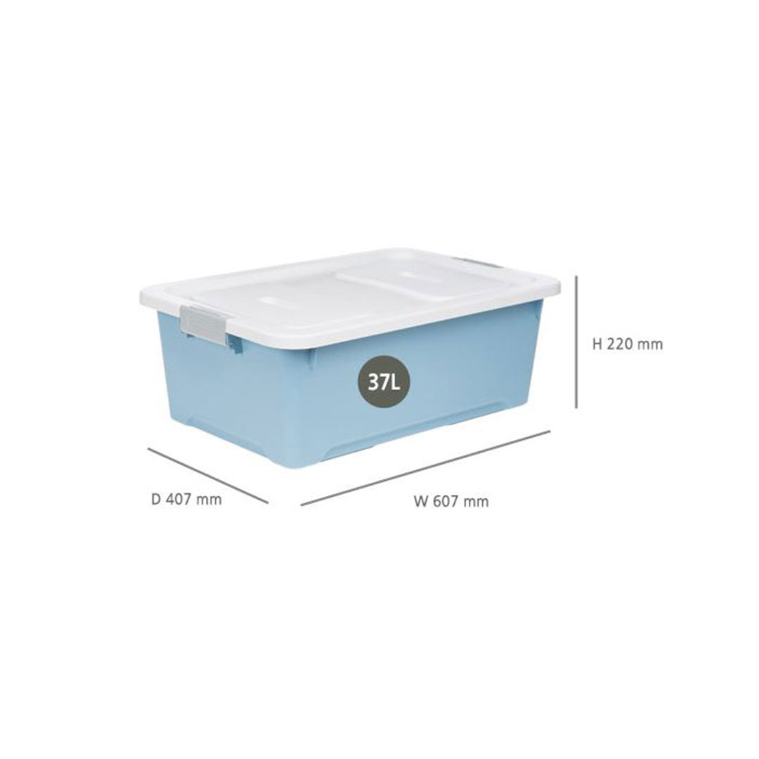 Litem | Multi Utility Storage  Box |Organizer  | 17 litres | Orange | Living Box | For Office Home &amp; Kitchen