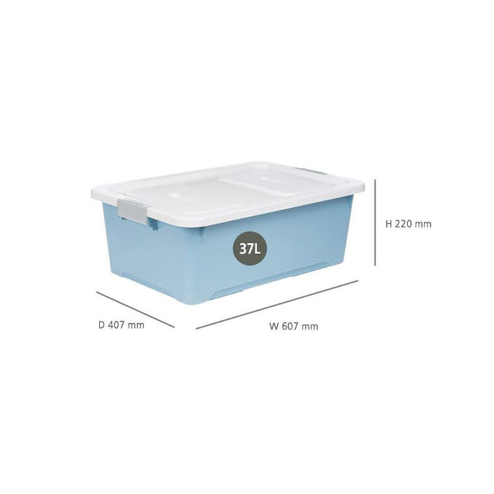 Litem | Multi Utility Storage  Box |Organizer  | 17 litres | Orange | Living Box | For Office Home &amp; Kitchen