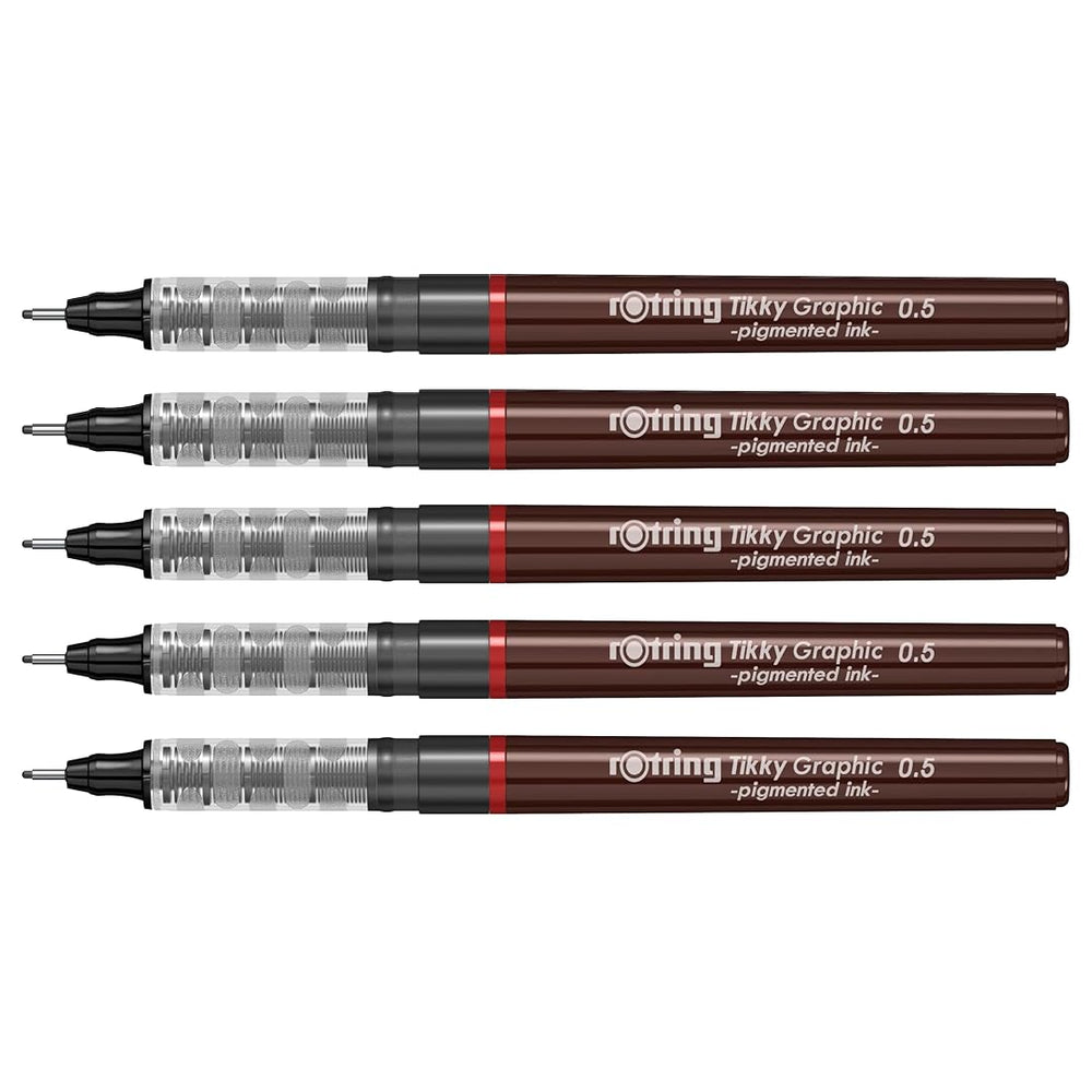 Rotring | Tikky | Graphic Fineliner Set | 0.5mm - penpencilink