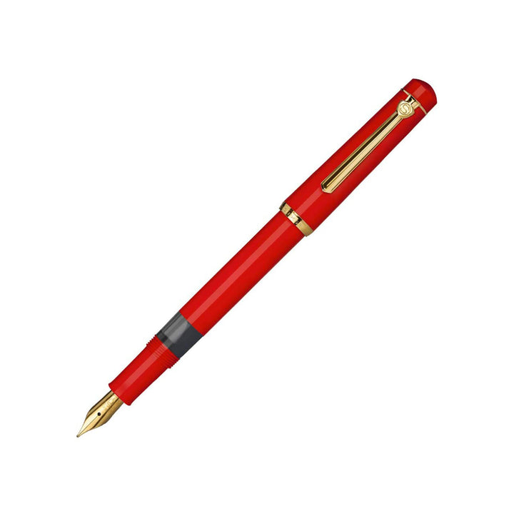 Scrikss 419 Medium Nib Fountain Pen - Red GT
