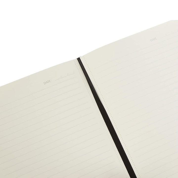 Scrikss | A5 Size | Chester Blank Premium Notebook | Thermo Leather Hard Cover | 100 gsm | Ivory Paper