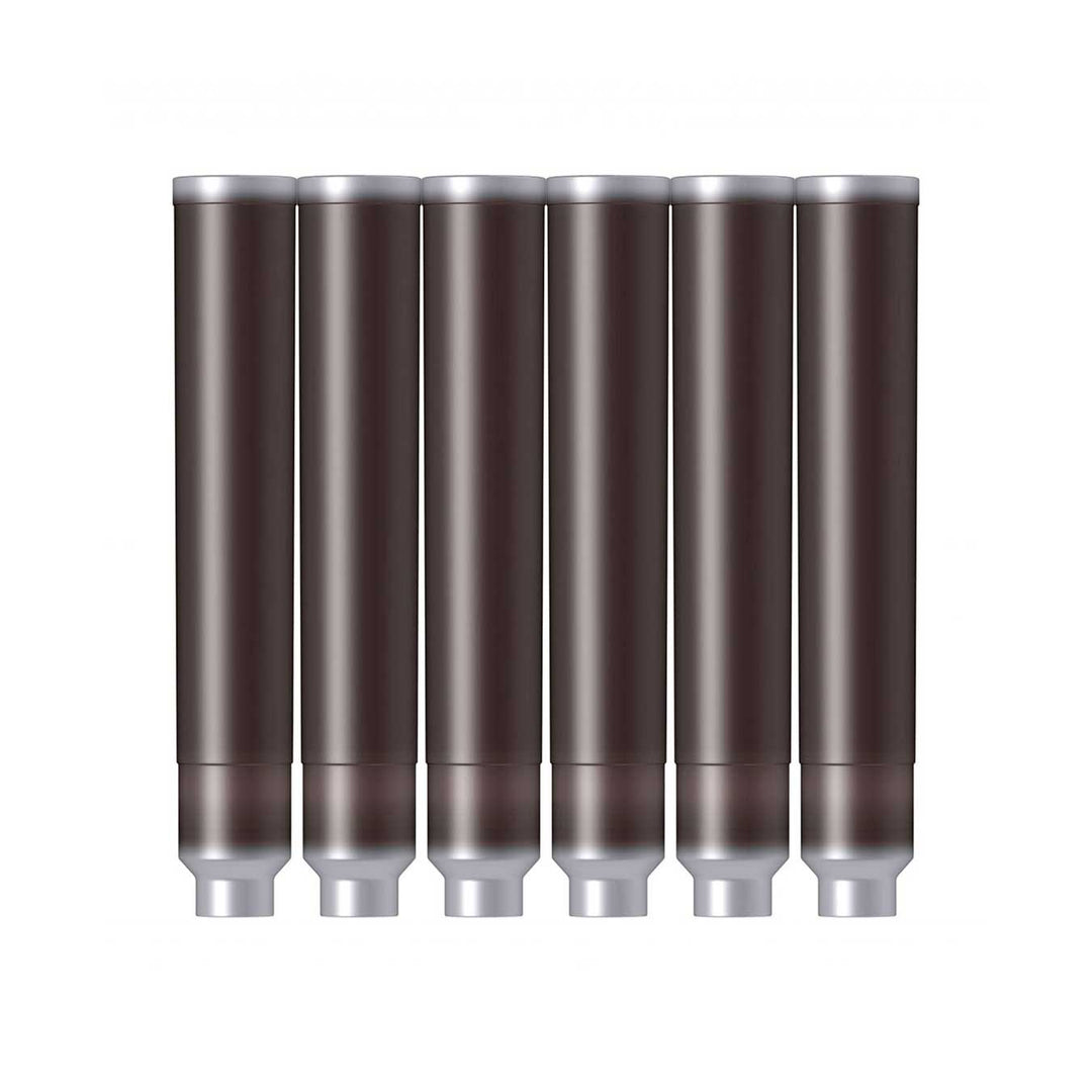 Scrikss | Cartridge Box | 6 Pcs | Fountain Pen | Brown