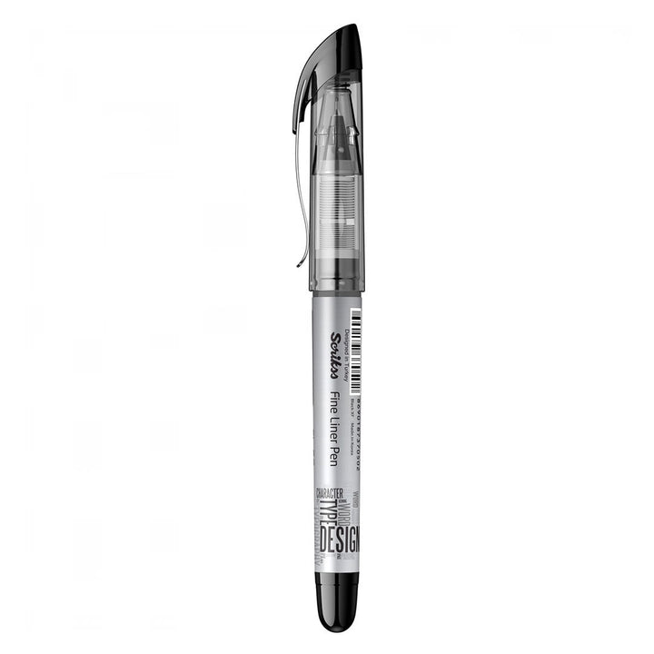 Scrikss | Fl-68 | Fineliner 0.6mm | Box Of 12 | Black