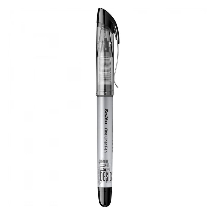 Scrikss | Fl-68 | Fineliner 0.6mm | Box Of 12 | Black