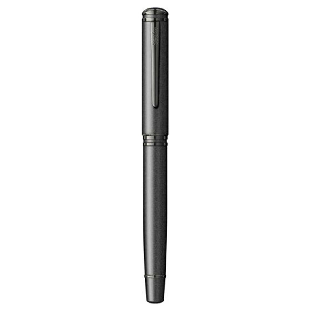 Scrikss | Fortune Series | Medium Nib Fountain Pen | Matte Black