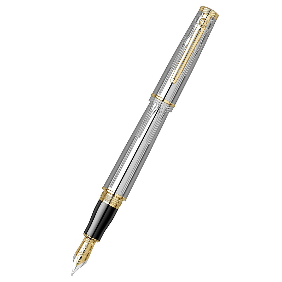 Scrikss Heritage Fountain Pen Chrome Gold - 50th Year Anniversary Edition