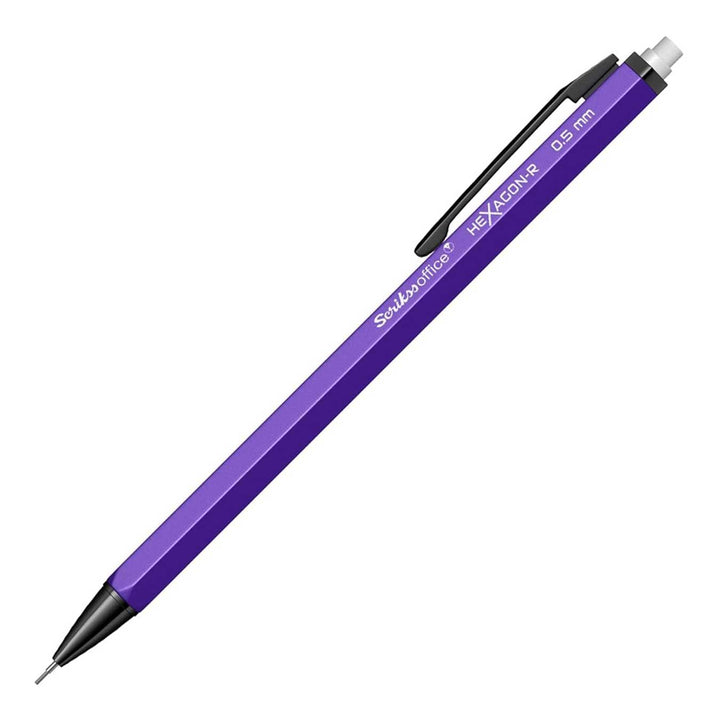 Scrikss | Hexagon-R | Mechanical Pencil | 0.5mm | Purple