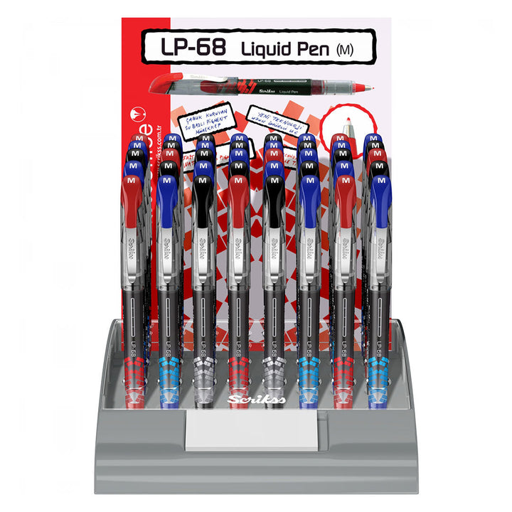 Scrikss | LP-68 | Liquid Pen | Box Of 12 | Red