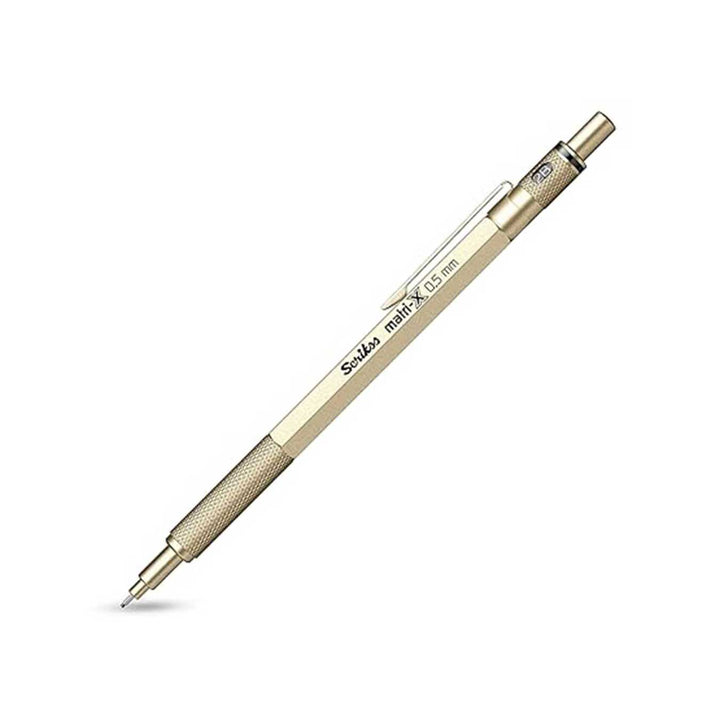Scrikss | Matri-X | Mechanical Pencil | Gold-0.5mm