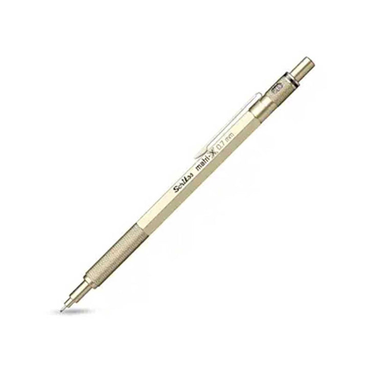 Scrikss | Matri-X | Mechanical Pencil | Metallic Gold-0.7mm