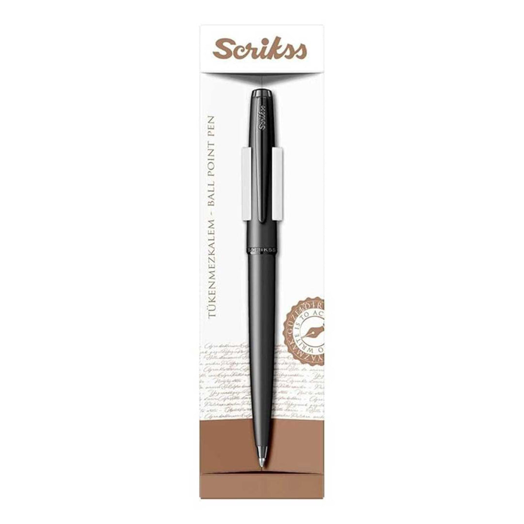 Scrikss | Metropolis 78MB | Ballpoint Pen | Matte Black