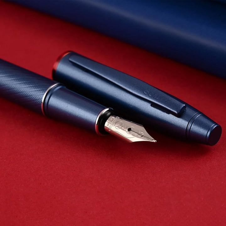 Scrikss | Noble 35 | Fountain Ink Pen | Medium Nib  | Blue