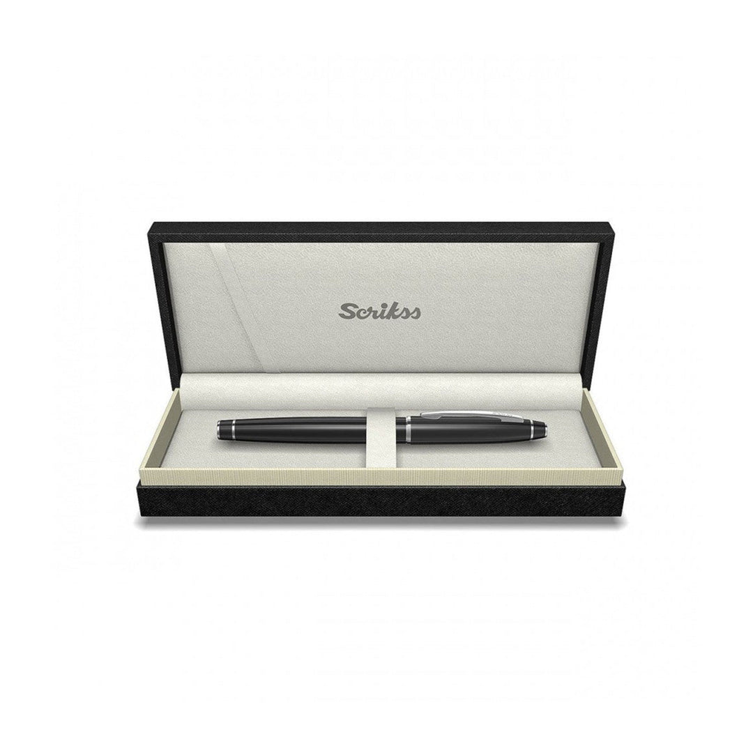 Scrikss Noble 35 Rollerball Pen | Black CT